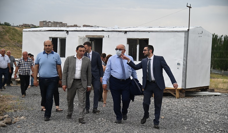 Construction of a new shelter for asylum-seekers launched
