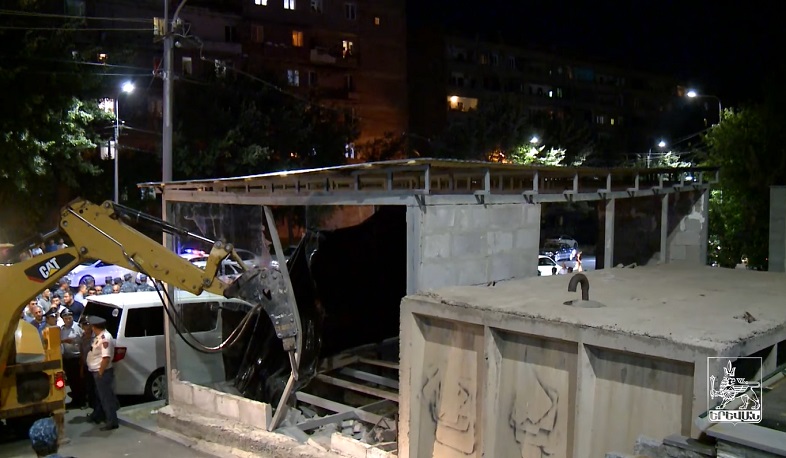 Դավթաշեն վարչական շրջանում ապօրինի կառույցներ են ապամոնտաժվել