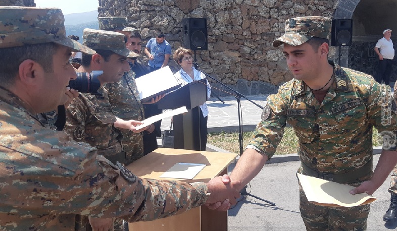 Այսօր 1-ին զորամիավորման 44-օրյա պատերազմի մասնակիցները հանդիսավոր զորացրվել են․ ՊՆ