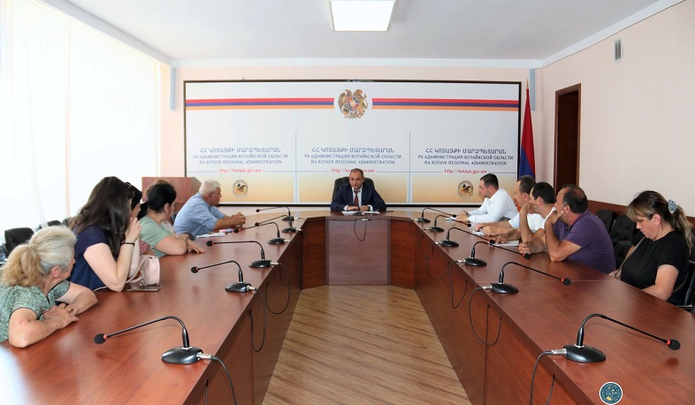 Ողջաբերդի սողանքային գոտու խնդիրը քննարկվել է Կոտայքի մարզպետարանում