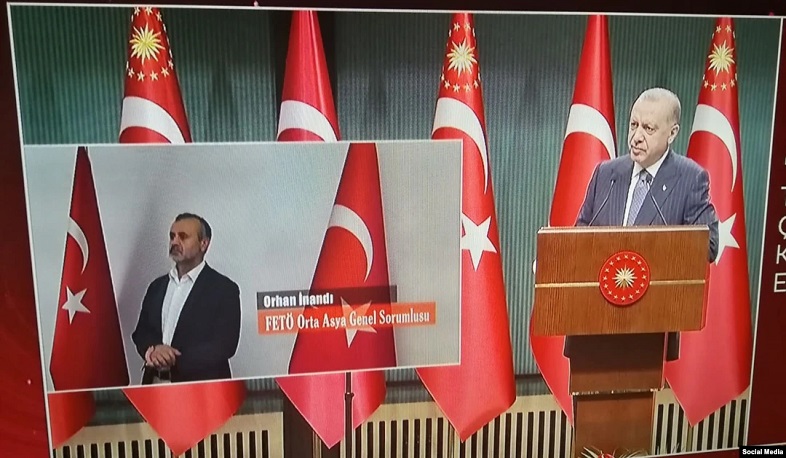 Erdogan: Orhan Inandi was taken to Turkey to be charged as a supporter of Gulen