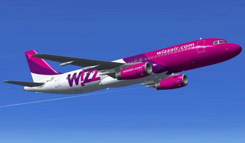 Авиакомпания Wizz Air будет осуществлять рейсы по маршруту Вена-Ереван-Вена