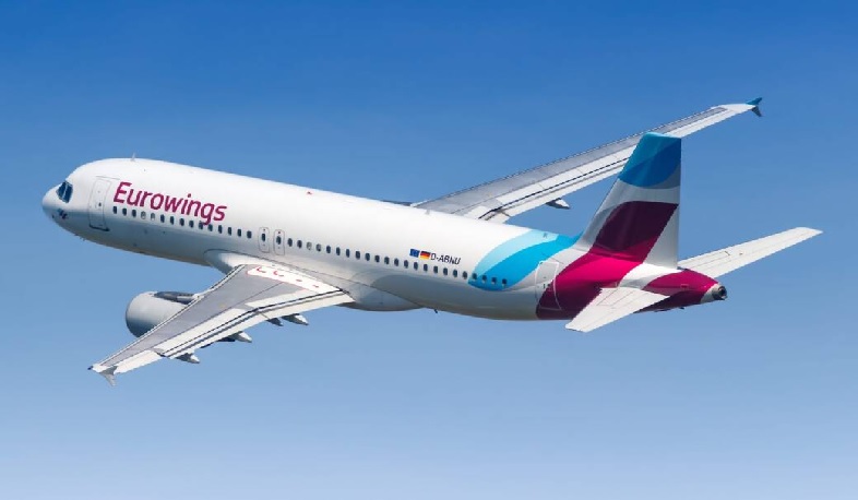 Авиакомпания Eurowings будет осуществлять рейсы по маршруту Кельн-Ереван-Кельн