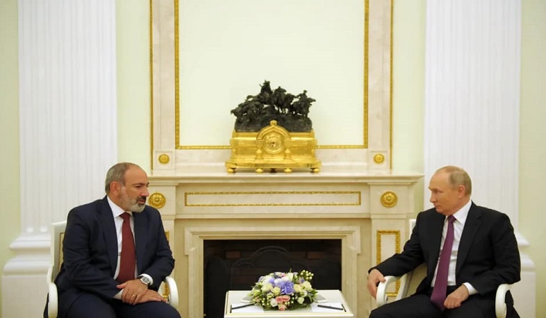 Meeting between Nikol Pashinyan and Vladimir Putin started