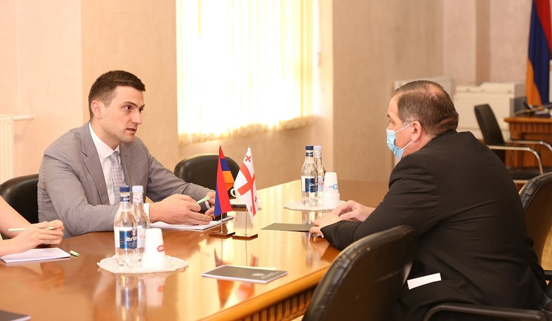 ՏԿԵ նախարարի տեղակալը ՀՀ-ում Վրաստանի դեսպանի հետ քննարկել է տրանսպորտային համագործակցությանն առնչվող հարցեր