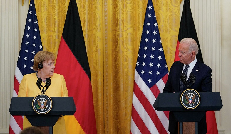Biden, Merkel  Agree to Disagree on Russian Pipeline