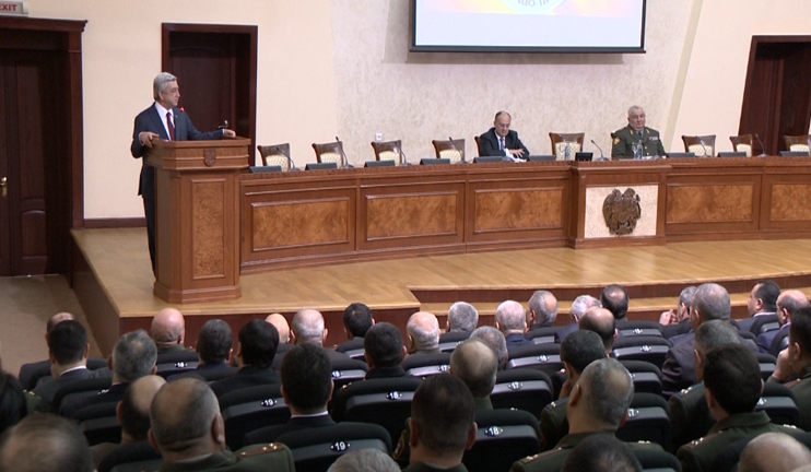 Start of armed forces chief staff meetings
