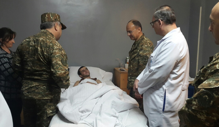RA Defense Minister visits Military hospital