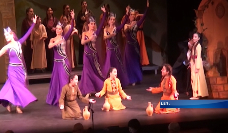 Children from Armenia perform 