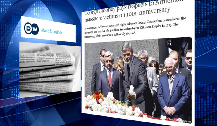 Քլունի, Քարդաշյան, Հայոց Ցեղասպանություն. միջազգային մամուլի ու սոցցանցերի հիմնական թեմաները Հայաստանի մասին