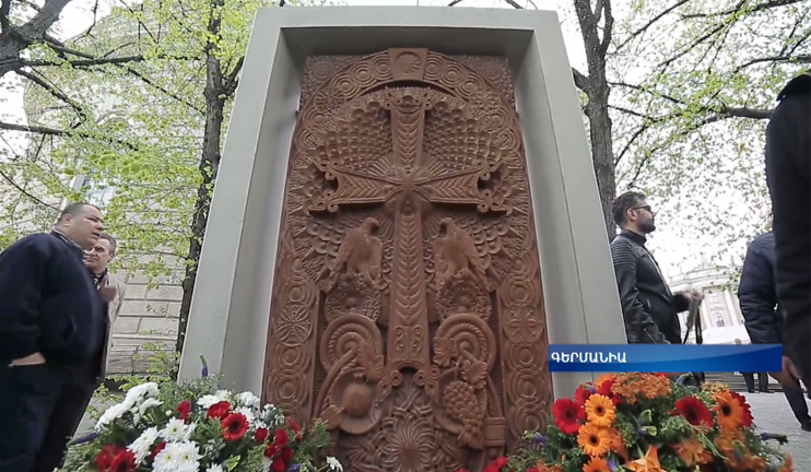 The tuff cross-stone of Berlin is the only Armenian monument