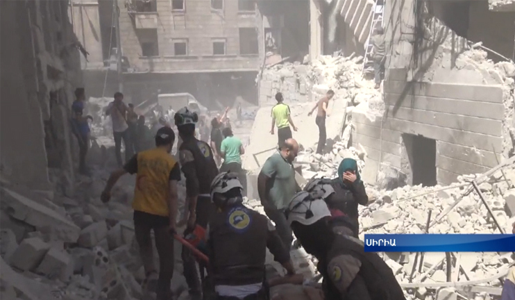 Aleppo under intense shelling again