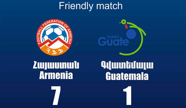 Armenian National Football Team held its greatest victory over the hostory