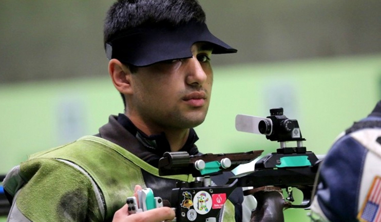 Shooter Hrach Babayan performs in Rio Olympics