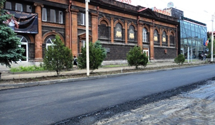 Այս տարի Գյումրիում կնորոգվի 29 հազար քմ ճանապարհ