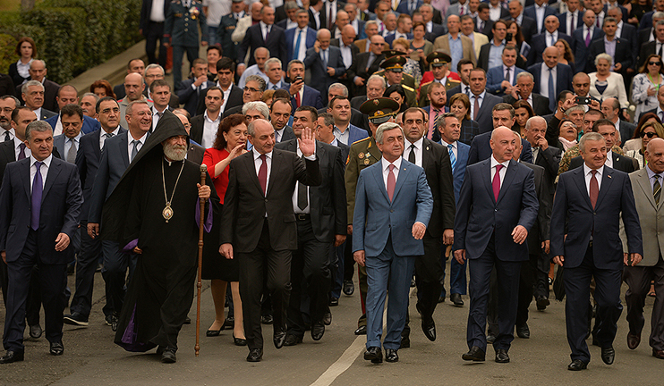 Սերժ Սարգսյանը մասնակցել է Արցախի անկախության 25-ամյակի տոնակատարություններին