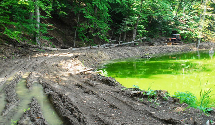 The road to Parz Lich being reduced