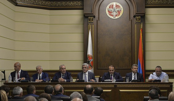 Republican Party  chose Karen Karapetyan's candidacy to the post of RA Prime Minister at President Serzh Sargsyan's proposal