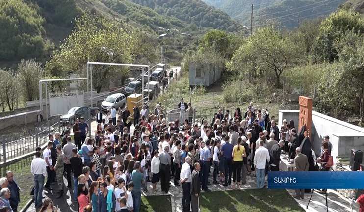 Khachardzan water system restored with the help of philanthropists