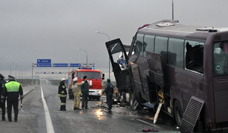 Passengers on route of Moscow-Yerevan passenger bus crash, who have no health problems,  are on their way back home