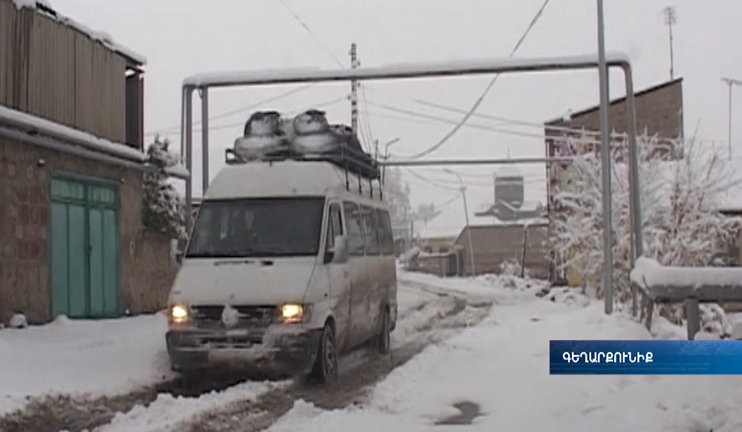 Գեղարքունիքի մարզը ձյան տակ է