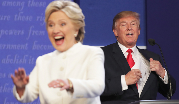 Clinton and Trump held their final TV debate