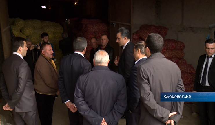 Minister of Agriculture suggests Gegharkunik  farmers to unite under a cooperative