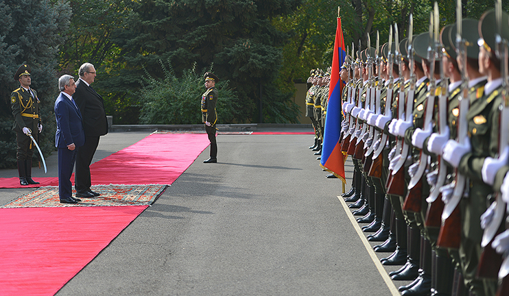 Prince of Sovereign Military Order of Malta Fra Matthew Festing pays an official visit to Armenia