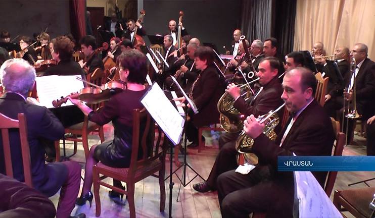 Gyumri State Symphonic Orchestra's festive concert in Tbilisi