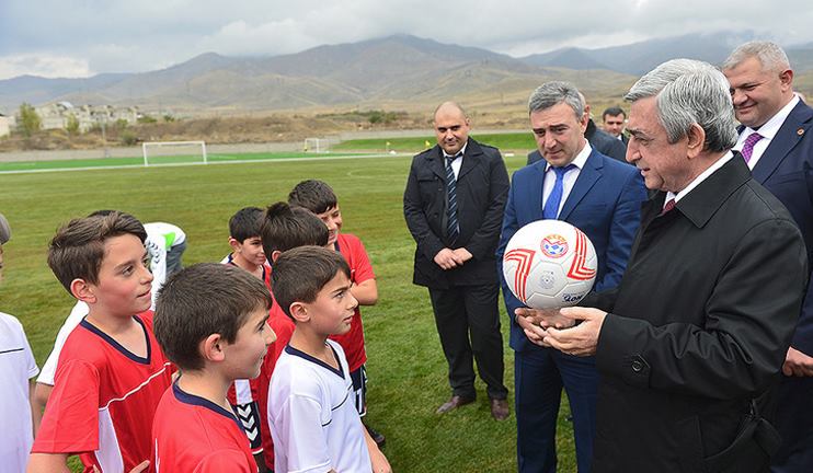 Football academy and technological center open in Lori
