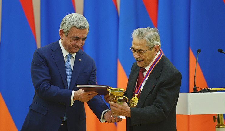 Նախագահի նստավայրում ի պատիվ ՏՏ ոլորտի մրցանակակրի ընդունելություն է տրվել