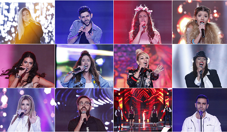 12 best artists competing at Depi Evratesil, stage 4