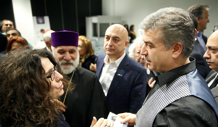 Կարեն Կարապետյանը ՀԲԸՄ նախաձեռնությամբ բաց ասուլիս է տվել