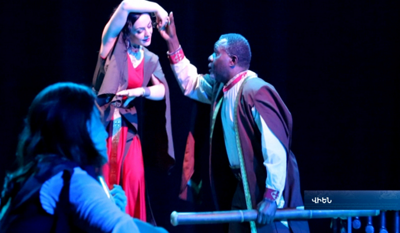 An African played David of Sasoun on French stage
