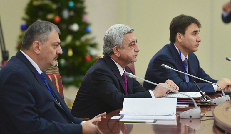 Սերժ Սարգսյանն առաջարկում է ԵԱՏՄ-Իրան առևտրային համաձայնագիր կնքել