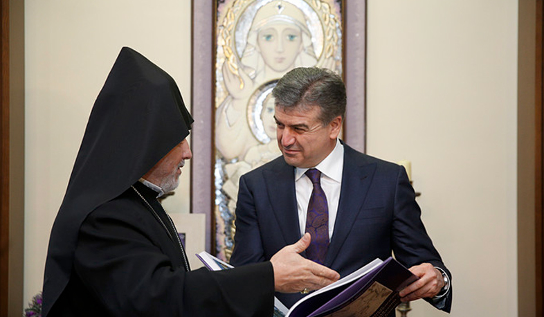 Karen Karapetyan visited major Armenian monastery complex in Russia