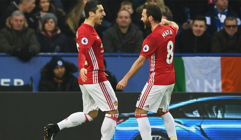 Henrikh Mkhitaryan rated as Leicester- Manchester United match best player