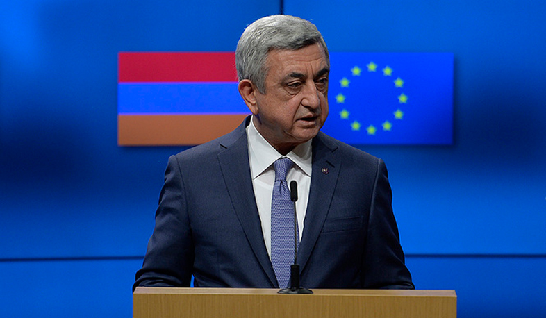 President Sargsyan: Armenia - EU negotiations completed