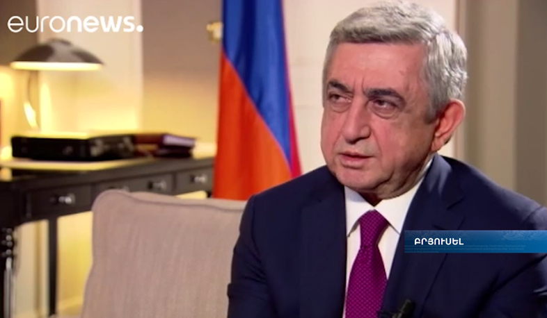 Հայաստանը ԵՄ-ԵԱՏՄ գործակցության լավ օրինակ է. Նախագահի հարցազրույցը Euronews-ին