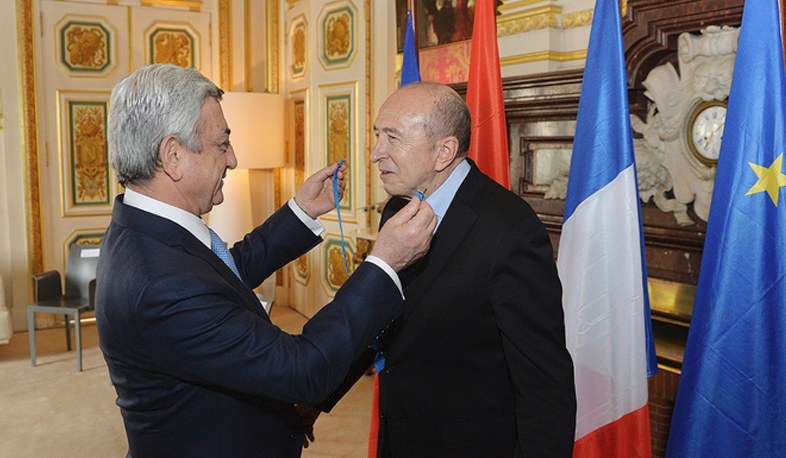 Armenian President's visit to France concludes