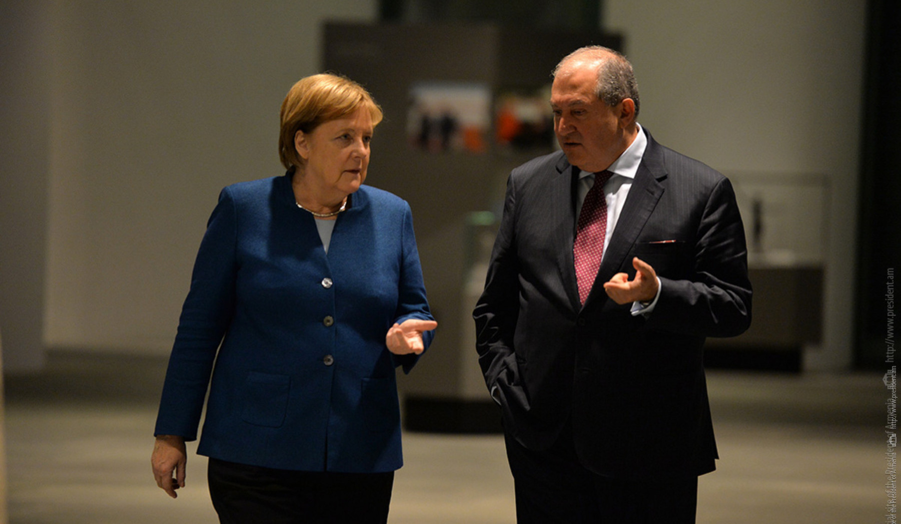 Armen Sarkissian congratulated German Chancellor Angela Merkel on her birthday