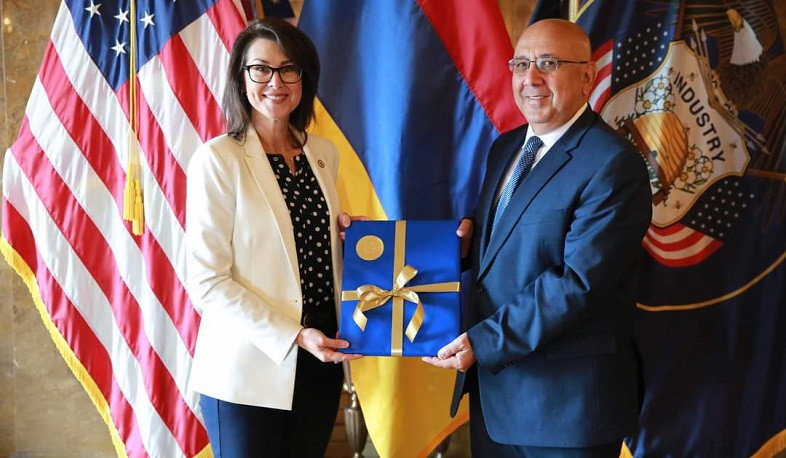 Armenian Consul General in Los Angeles Armen Baibourtian establishes cooperation ties with Utah