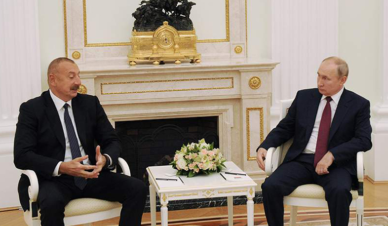 Meeting of Presidents of Russia and Azerbaijan ended in Kremlin