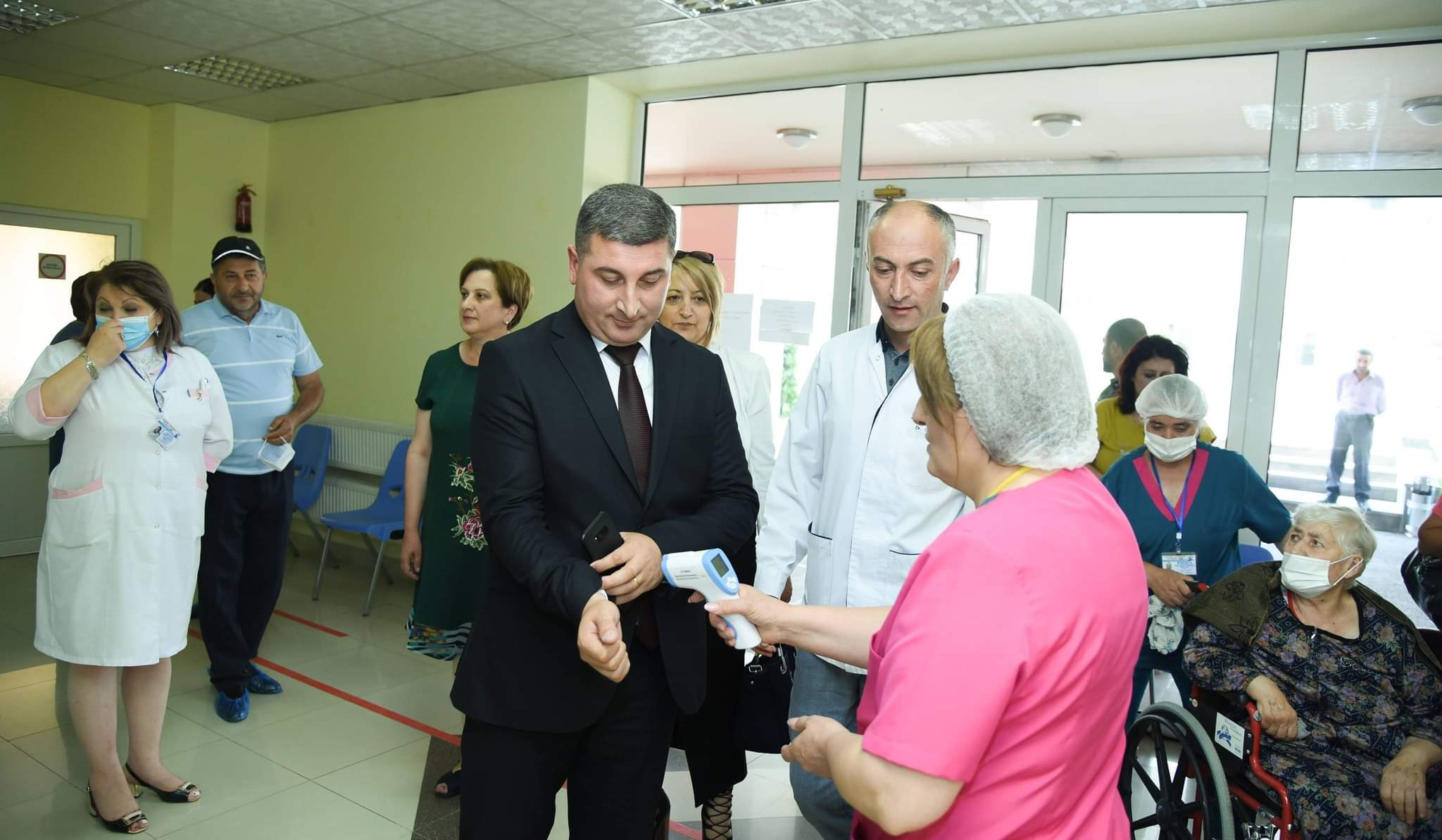 Գեղարքունիքի մարզպետ Գնել Սանոսյանն աշխատանքային այցով եղել է Գավառի բժշկական կենտրոնում