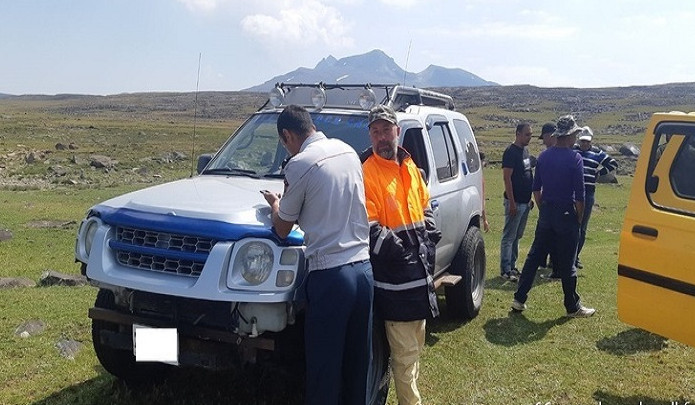 Փրկարարներն իջեցրել են քաղաքացիներին մոտ 3300 մ բարձրությունից