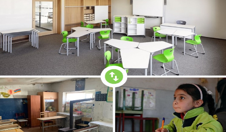 Արցախի 10 դպրոցներում մեկնարկել են դասասենյակների նորոգման, գույքով և տեխնիկայով ապահովման աշխատանքները