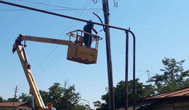 Թաղավարդ համայնքում մեկնարկել են գիշերային լուսավորության անցկացնման աշխատանքները