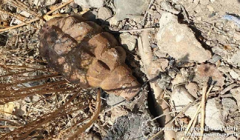 Նորագյուղ թաղամասում հայտնաբերվել է նռնակ