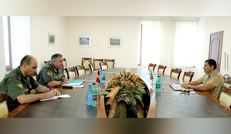 Armenia’s Chief of General Staff receives Bulgarian Embassy’s military attaché