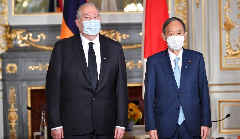 Armen Sarkissian met with Prime Minister of Japan Yoshihide Suga